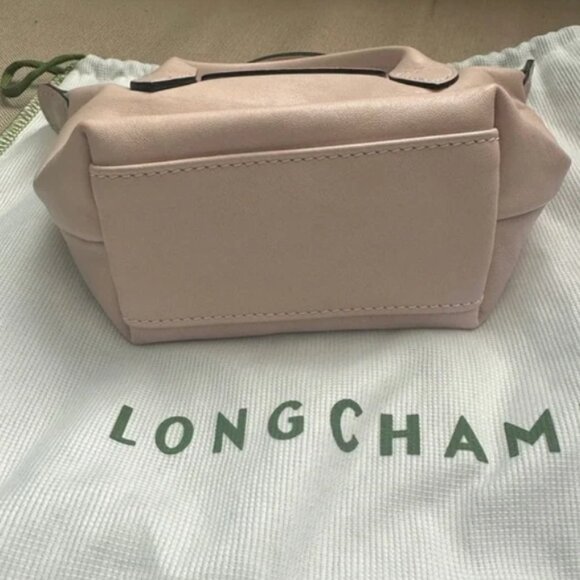 Longchamp Le Pliage Leather Crossbody Tote - Picture 5 of 8